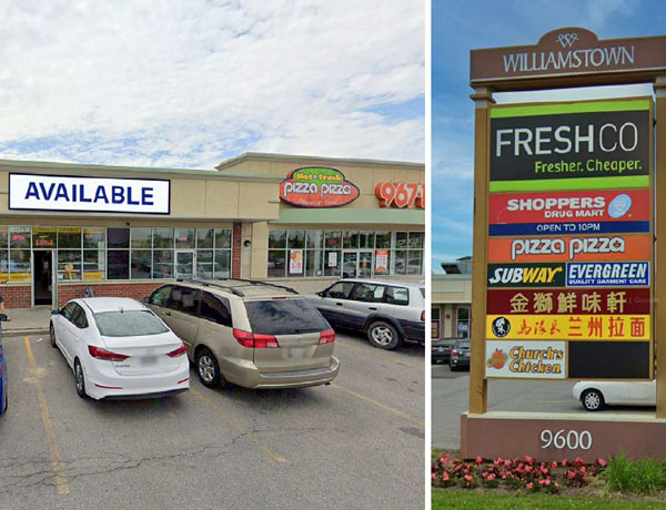 This is the location in Markam at 9570 McCowan Road