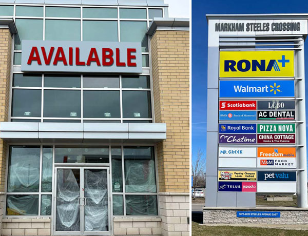 This is the location in Scarborough at 6015 Steeles Avenue East
